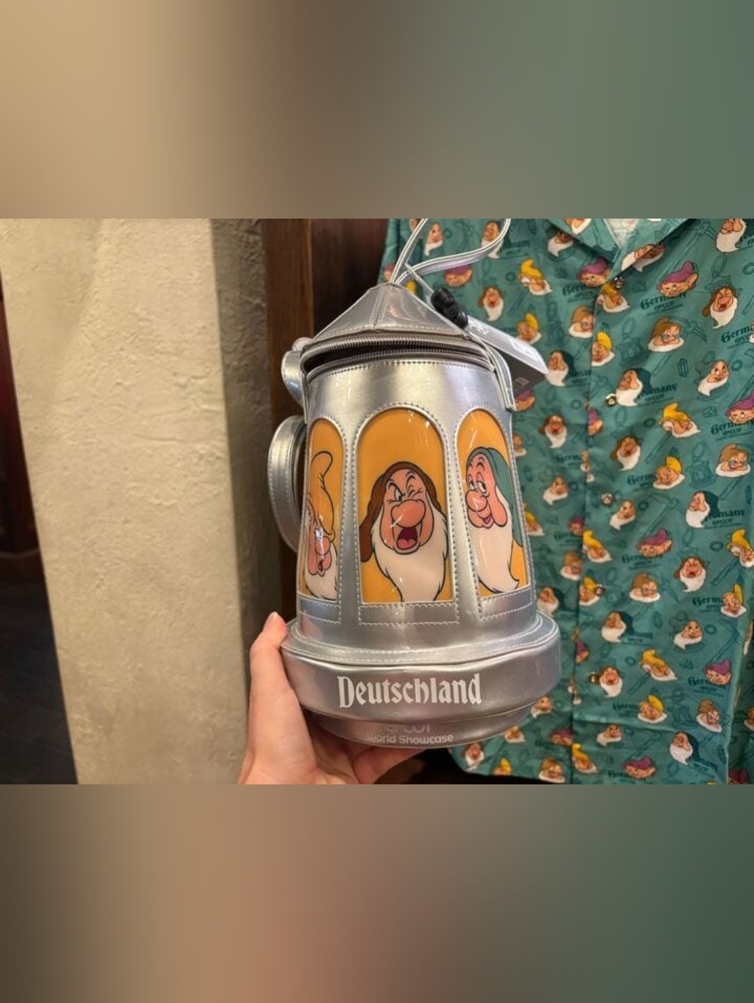 Disney Parks Seven Dwarfs Stein Bag